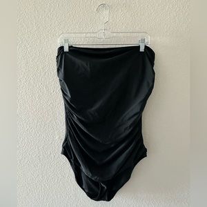 J. Crew Ruched One Piece Swimsuit